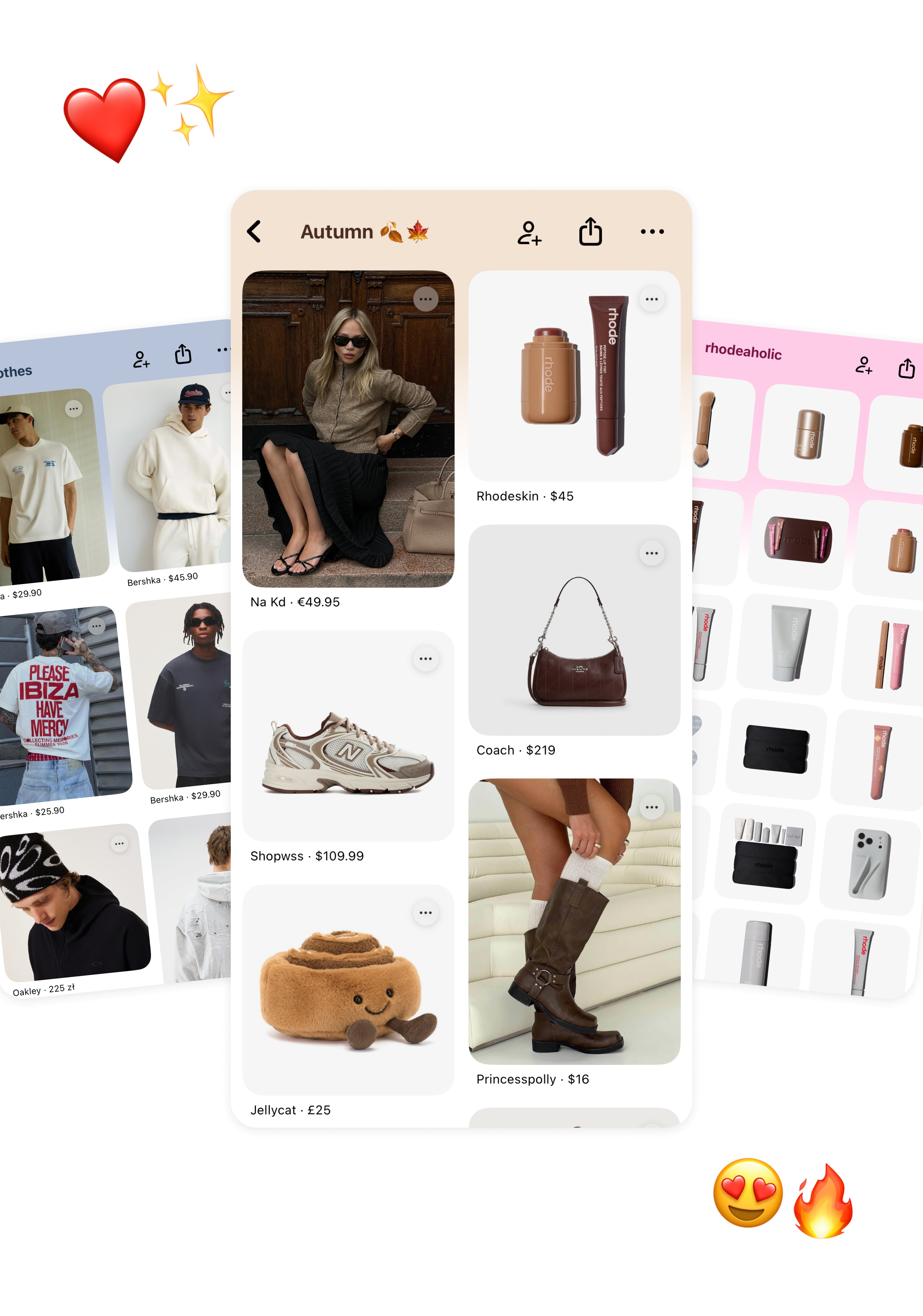 Personal Likely wishlists for autumn, clothes, and beauty